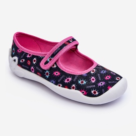 BEFADO S.A. Pantofole ballerina da ragazza Befado 114Y518 Blu navy e rosa 1
