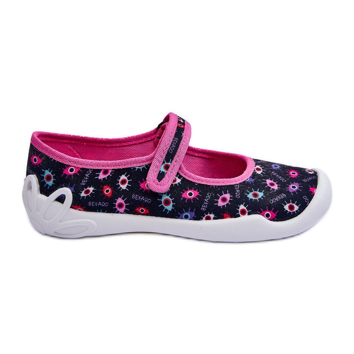 BEFADO S.A. Pantofole ballerina da ragazza Befado 114Y518 Blu navy e rosa 2