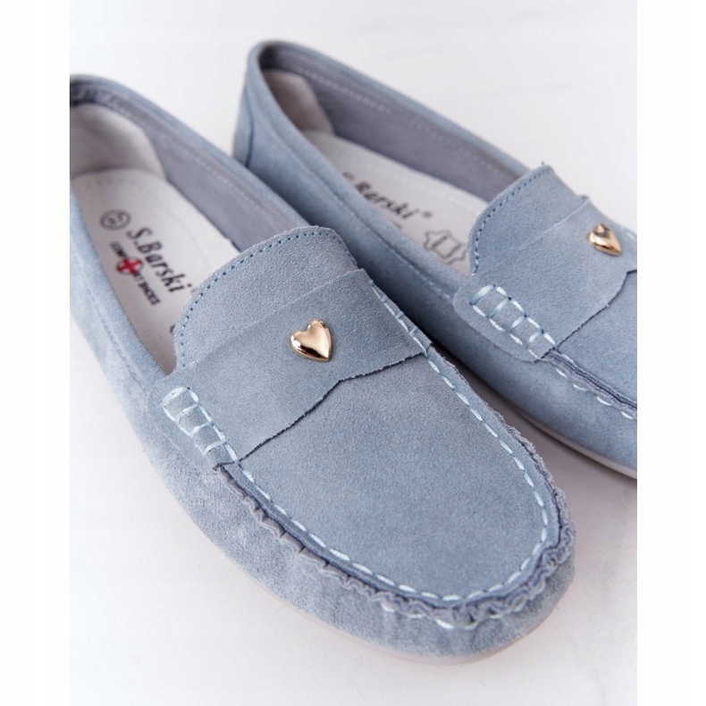 S.Barski Mocassini Donna Scamosciati S. Barski Blu 1