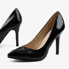 Décolleté nere sul tacco LEI-02 nero 1