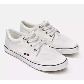 Sneakers bianche da uomo Owens bianco 2