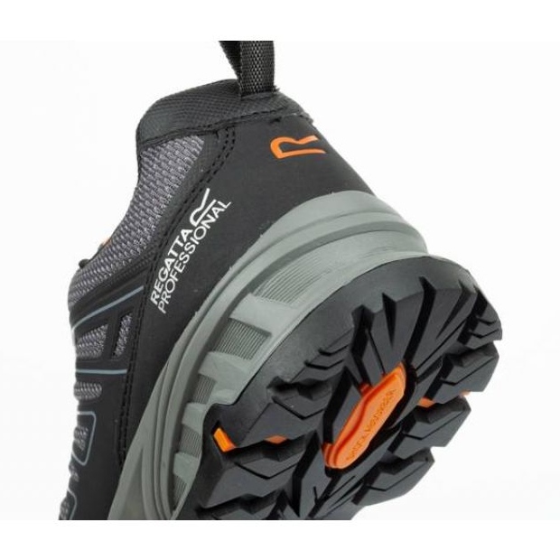 Scarpe da lavoro per la salute e la sicurezza maschile regatta pro kata s1p trk125 nero e grigio 3