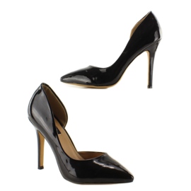 Décolleté asimmetriche U383 nere nero 1