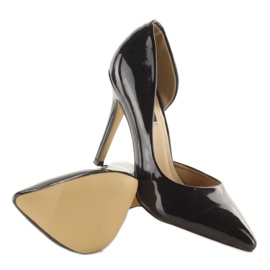 Décolleté asimmetriche U383 nere nero 2