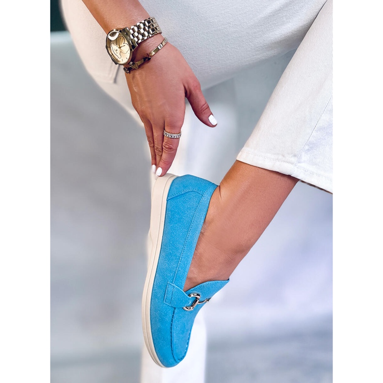 Mocassini da donna Milva Blu 2