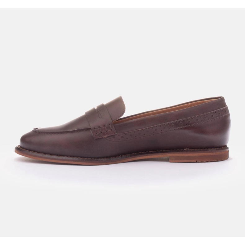 Marco Shoes Mocassini realizzati in pelle naturale marrone 1