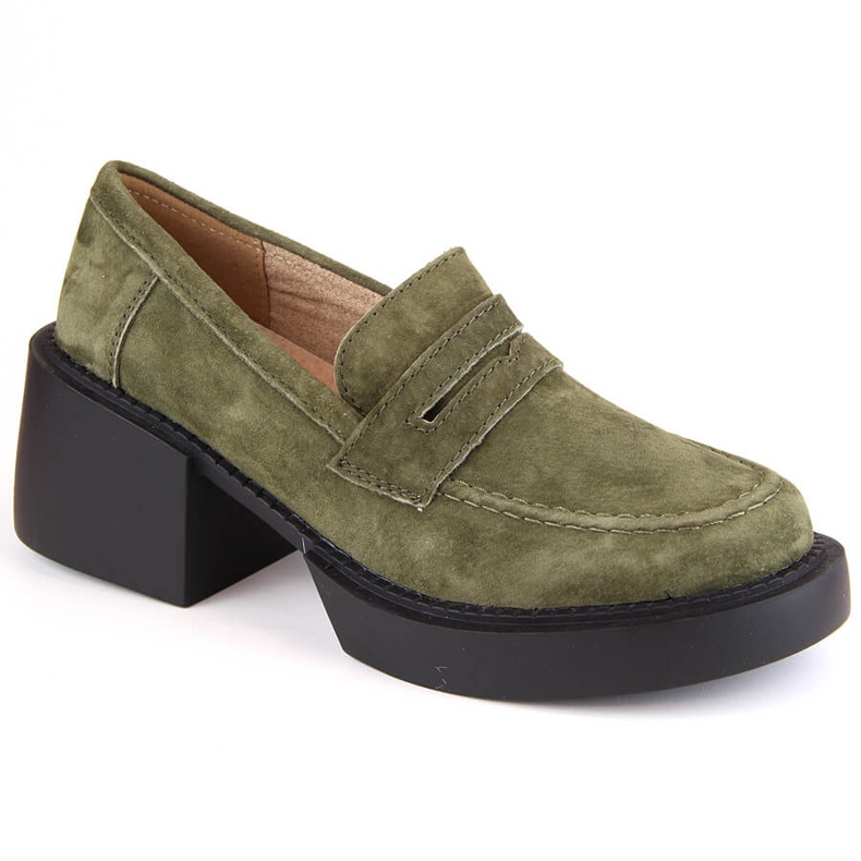 Scarpe da donna in camoscio verde Filippo DP4685 1