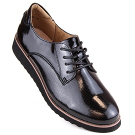 Scarpe da donna in vernice nera Filippo DP4796 nero 1