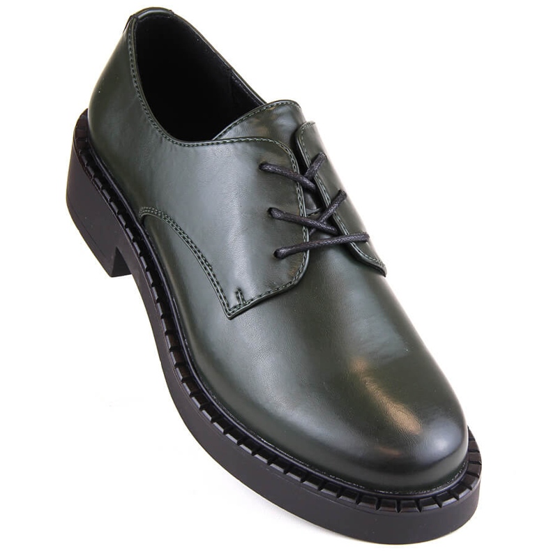 Scarpe stringate da donna verdi Sergio Leone BT194 verde 1