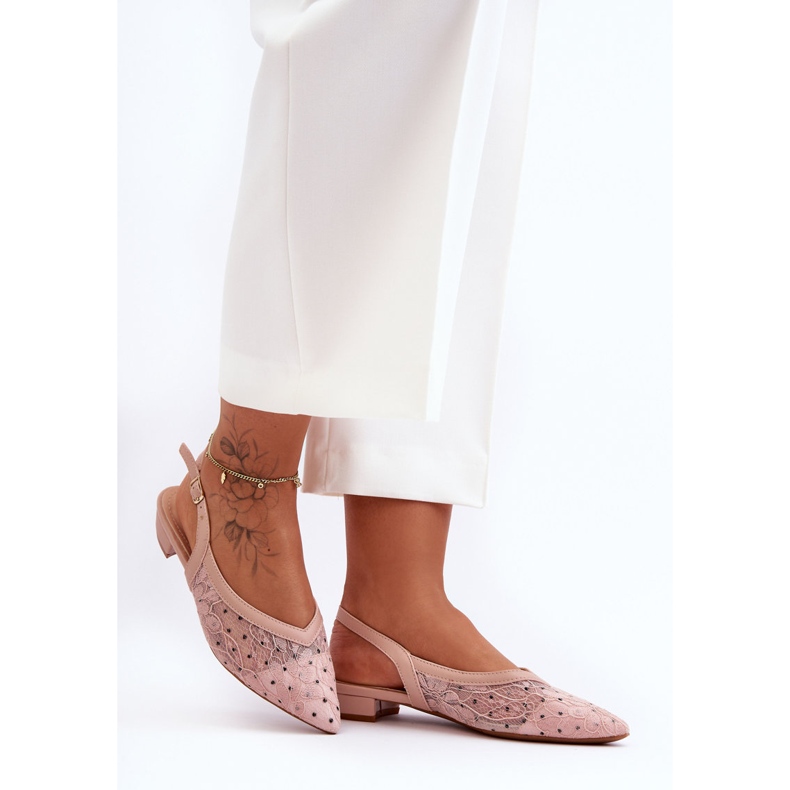 PG1 Ballerine rosa a pois da donna Adore 1