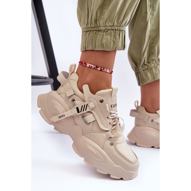 GOE MM2N4015 Scarpe da ginnastica sportive, Beige 2