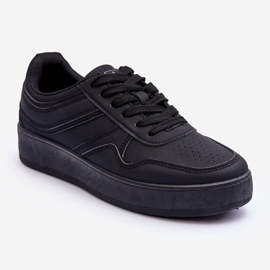 PE1 Scarpe Sportive Da Donna Su Piattaforma Pudina Nere nero 1