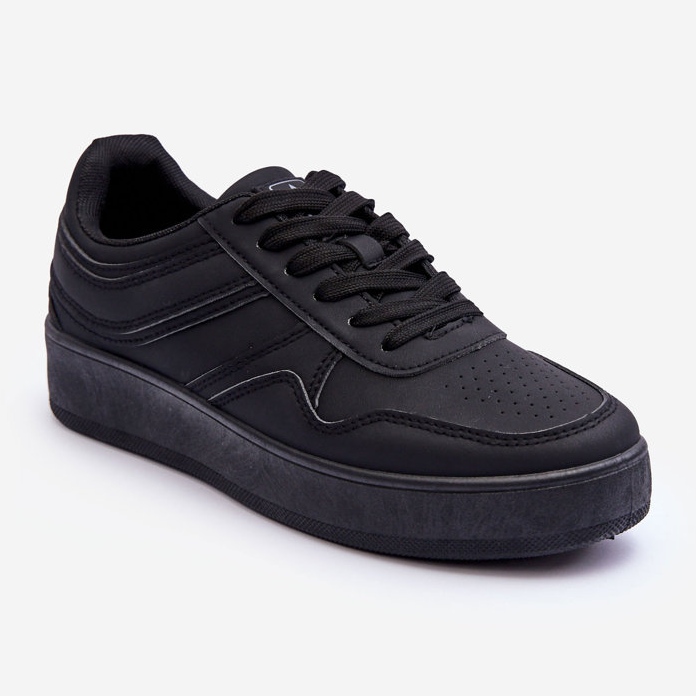 PE1 Scarpe Sportive Da Donna Su Piattaforma Pudina Nere nero 1
