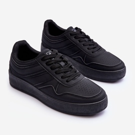 PE1 Scarpe Sportive Da Donna Su Piattaforma Pudina Nere nero 2