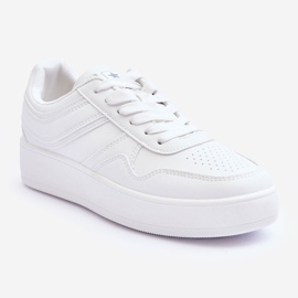 PE1 Scarpe Sportive Da Donna Su Piattaforma Pudina Bianca 1