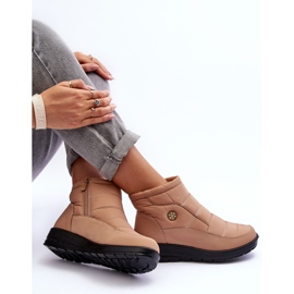 News Stivali da neve isolati da donna, Beige 1
