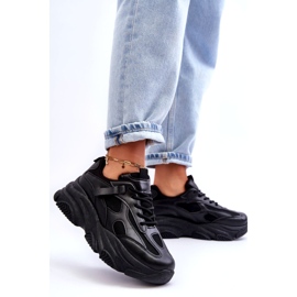 PA1 Chunky Platform Sneakers da donna nere Agnenia nero 2