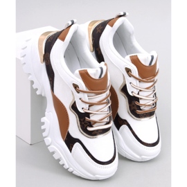 Sneakers con zeppa Nesbit bianche bianco 1