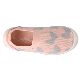 Scarpe per bambini Befado rosa e grigio 102X002 3