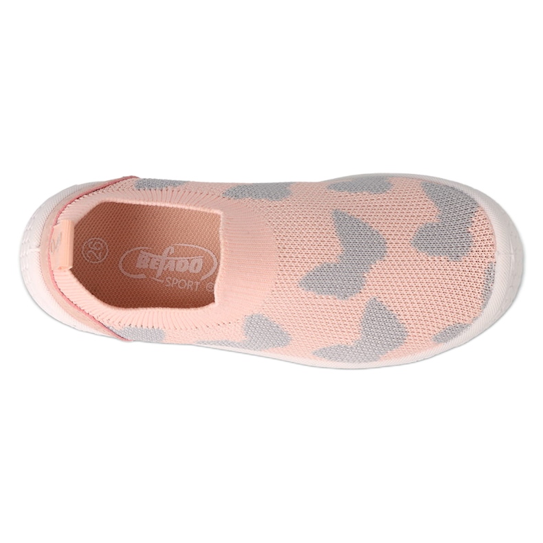 Scarpe per bambini Befado rosa e grigio 102X002 3