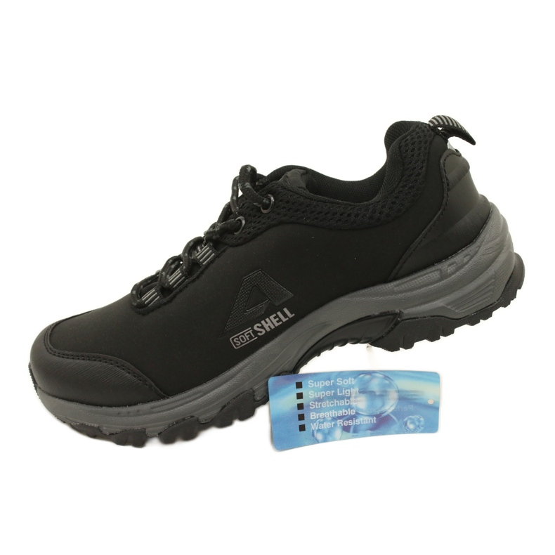 American Club Scarpe sportive americane da donna impermeabili softhell 1802 nere nero 7