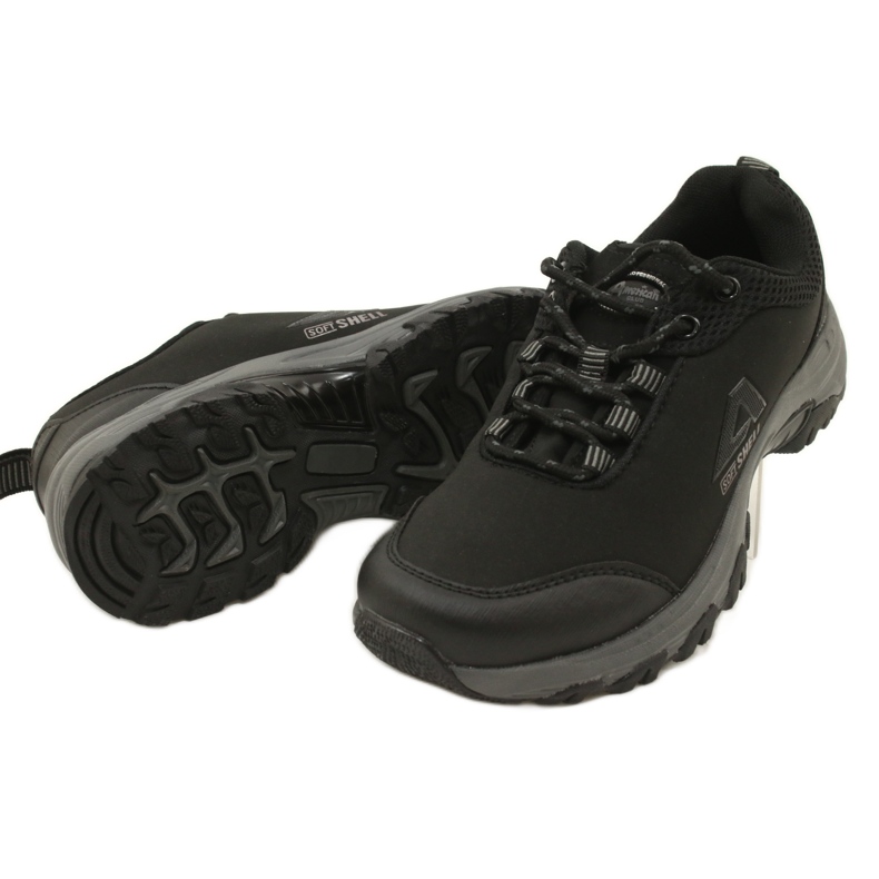 American Club Scarpe sportive americane da donna impermeabili softhell 1802 nere nero 5