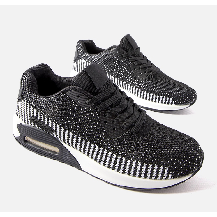 Inna Sneakers da uomo Alvin bianche e nere nero 2