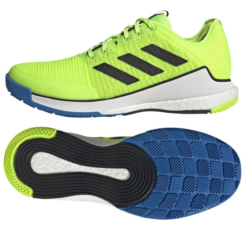 Scarpe da pallavolo Adidas CrazyFlight M HP3356 verde 1
