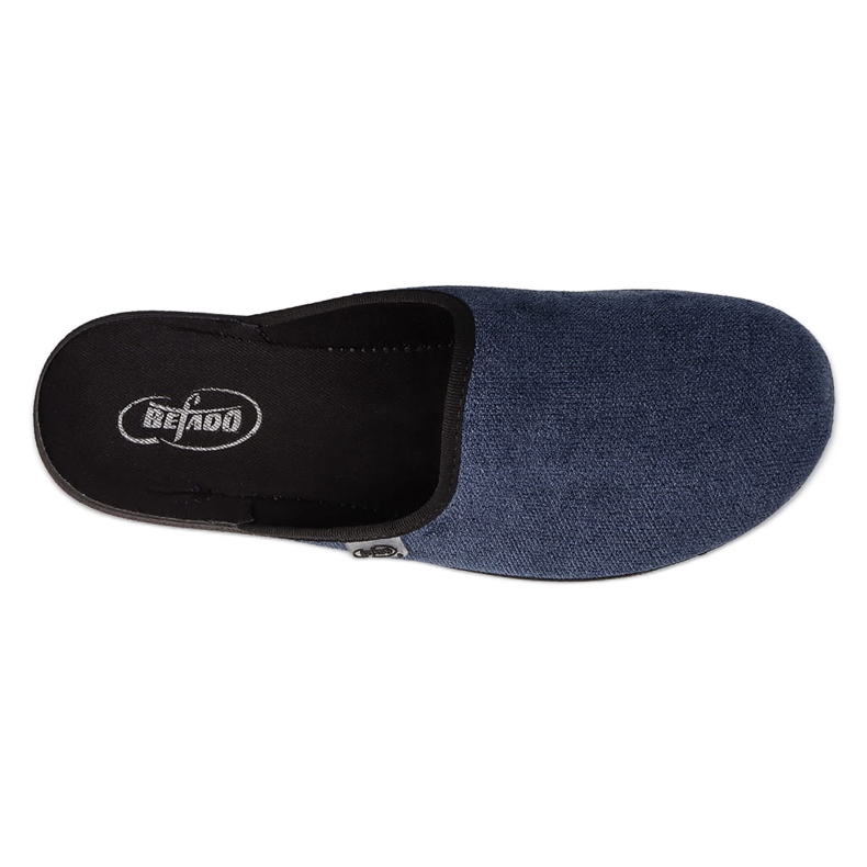 Ciabatte in pu da uomo Befado 548M033 blu navy 3