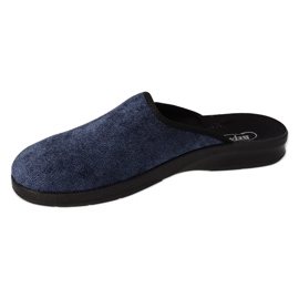 Ciabatte in pu da uomo Befado 548M033 blu navy 1