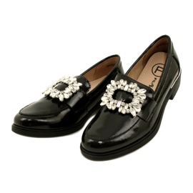 Signori in vernice con decoro Filippo DP4787/23 BK nero 2