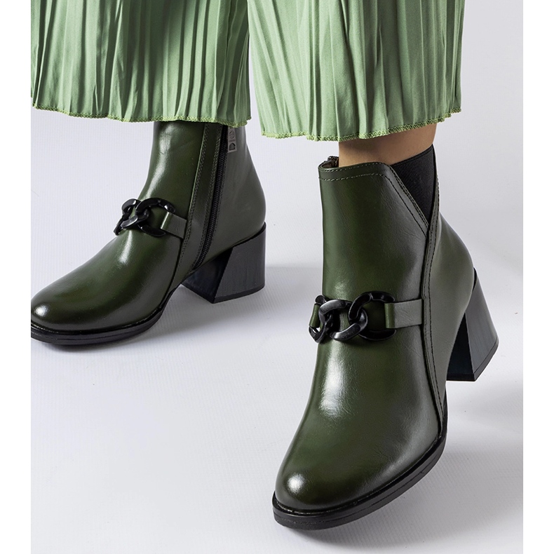 Stivaletti eleganti verdi di Vinceza verde 1