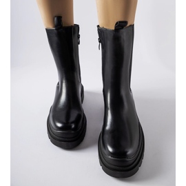 Stivaletti neri massicci Delebio nero 1