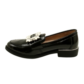 Signori in vernice con decoro Filippo DP4787/23 BK nero 1
