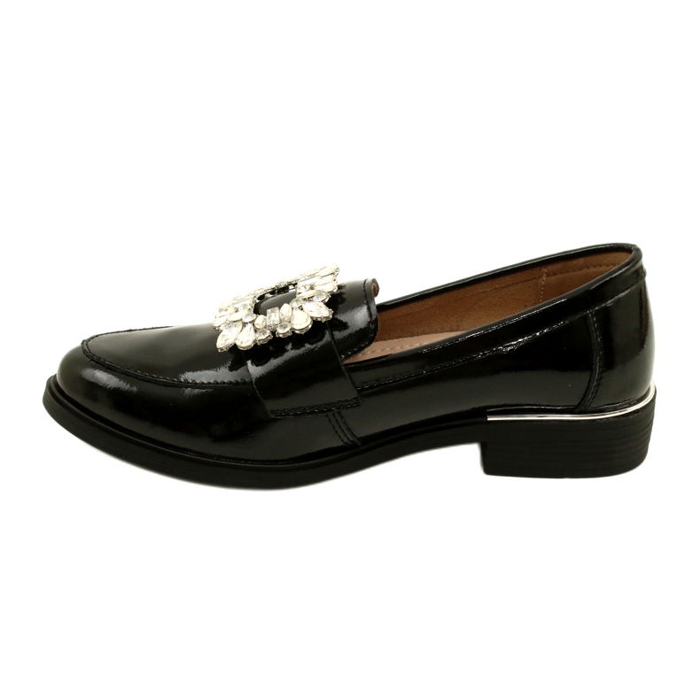 Signori in vernice con decoro Filippo DP4787/23 BK nero 1