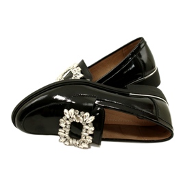 Signori in vernice con decoro Filippo DP4787/23 BK nero 4