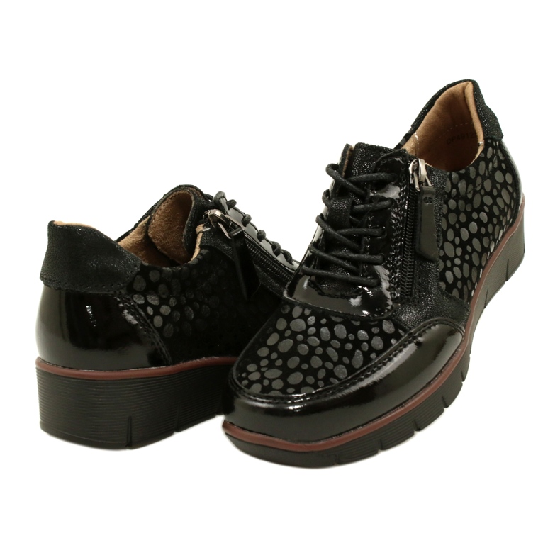Sneakers Filippo DP4912/23 BK in pelle, nere nero 3