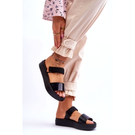ZAXY Sandali vegani con velcro HH285282 Nero 3