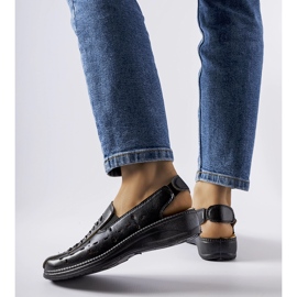 Sandali traforati Glafi neri nero 1