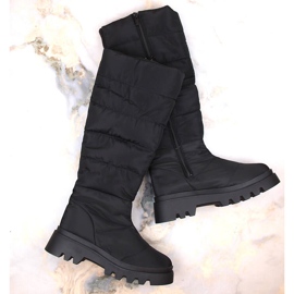 Doposci alti e isolanti da donna, neri Big Star MM274332 nero 1