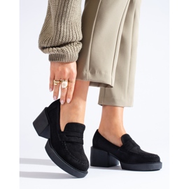 Scarpe Shelovet da donna in camoscio nero 2