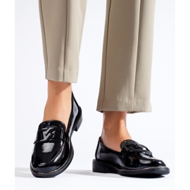Scarpe da donna Shelovet laccate nere nero 2