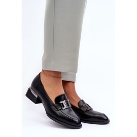 Vinceza Scarpe Mocassini In Pelle Su Tacco Alto, Sakina Nera nero 2