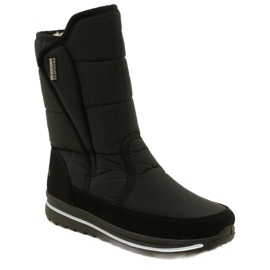 Stivali da neve isolati da donna Progress Progj-22-128 Black nero 1
