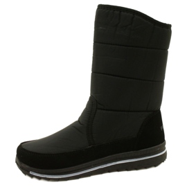 Stivali da neve isolati da donna Progress Progj-22-128 Black nero 2