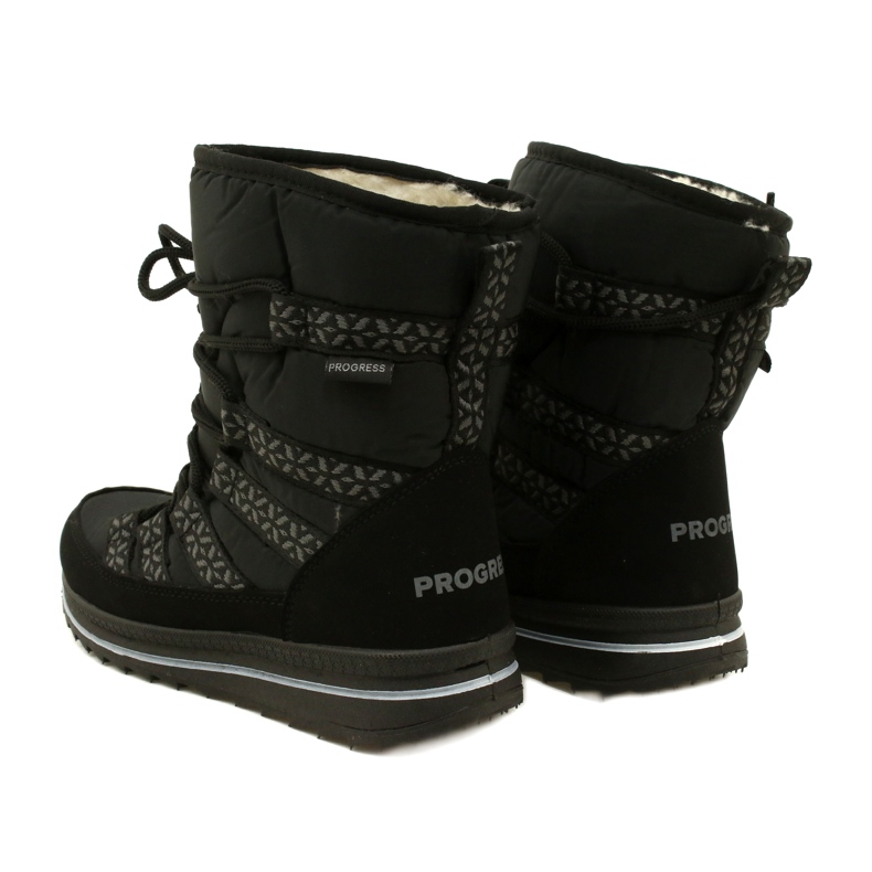 Stivali da neve femminile Progress Progj-20-02 Stivali neri nero 3