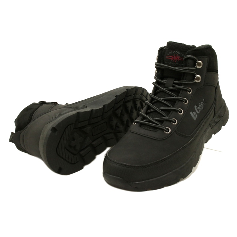 Scarponi da trekking invernali da uomo Lee Cooper LCJ-23-31-3048M neri nero 4