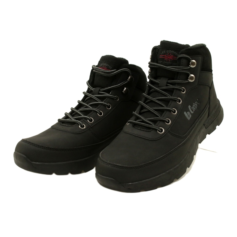 Scarponi da trekking invernali da uomo Lee Cooper LCJ-23-31-3048M neri nero 2