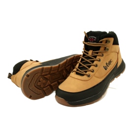 Scarponi da trekking invernali da uomo Lee Cooper LCJ-23-31-3047M Cammello giallo 4
