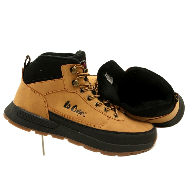 Scarponi da trekking invernali da uomo Lee Cooper LCJ-23-31-3047M Cammello giallo 5